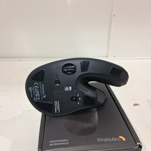 PROTOARC ERGONOMIC VERTICAL MOUSE - BLACK/ORANGE (MODEL:EM11 NL) image 4