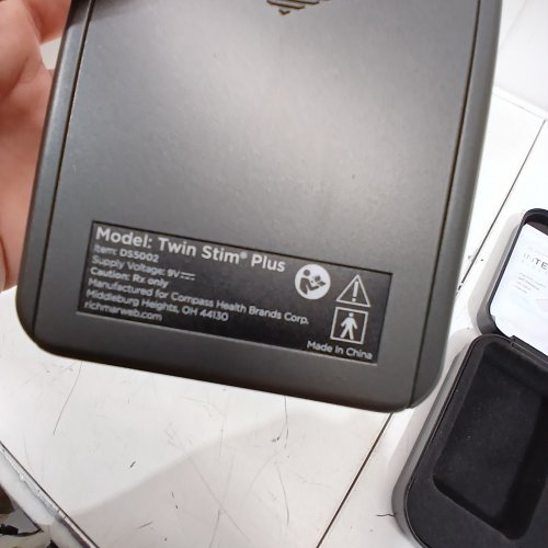 RICHMAR TWIN STIM PLUS TENS & EMS COMBO - 4 CHANNELS - BLACK/SILVER - (MODEL:DS5002) image 4