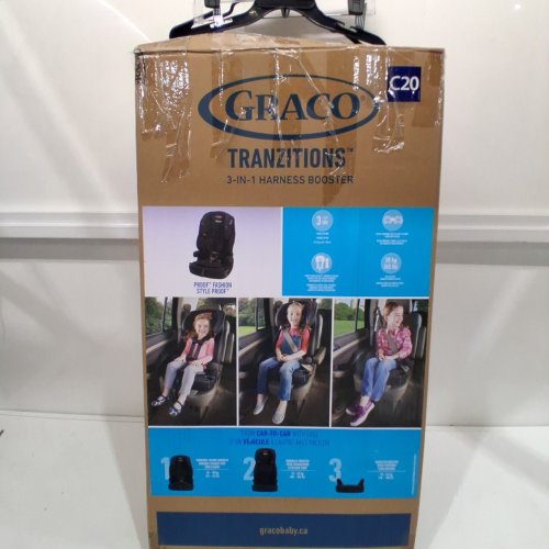 GRACO TRANZITIONS 3-IN-1 HARNESS BOOSTER SEAT - 22-100LBS - PROOF BLACK (MODEL: 2035724) image 11