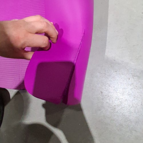 CAP BARBELL HIGH DENSITY EXERCISE YOGA MAT - 68" X 24" X 0.5" - WINE/PURPLE (MODEL: ‎MTIS-6523-12WN) image 3
