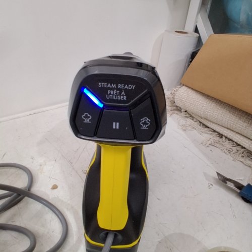 BISSELL 3-IN-1 POWERSTEAMER HEAVY DUTY STEAM MOP & HANDHELD CLEANER - GREY/YELLOW (MODEL: 2685B) image 2
