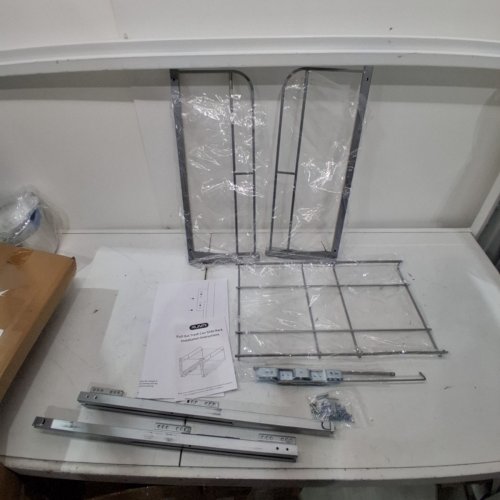 RUNMI PULL OUT TRASH CAN UNDER CABINET RACK - HOLDS 35Q TRASH CANS (MODE: T5-1) image 2
