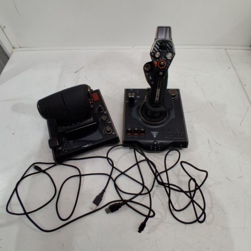 TURTLE BEACH VELOCITYONE FLIGHTDECK UNIVERSAL HOTAS SIMULATION SYSTEM JOYSTICK AND THROTTLE FOR AIR/SPACE COMBAT SIMULATION ON WINDOWS 10/11 PC - TOUCH DISPLAY AND 139 PROGRAMMABLE CONTROLS (MODEL: TBS-0724-05) image 3