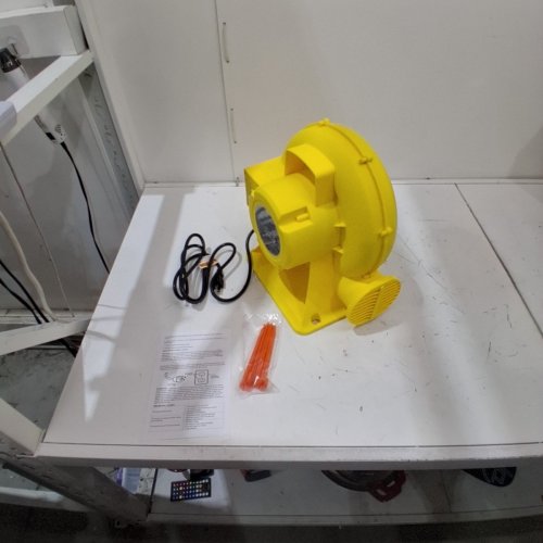 COMMERCIAL AIR BLOWER FOR INFLATABLES - 3400RPM - 1HP - YELLOW (MODEL: SH-U7) image 3