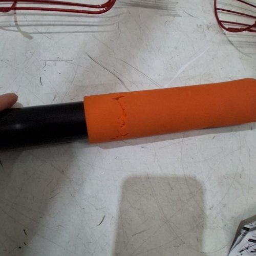 LAANPOLE TELESCOPING FRUIT PICKER BASKET - 5FT-20FT - ORANGE/BLACK image 4