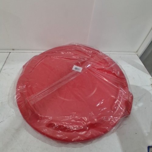 RUBBERMAID BRUTE HEAVY DUTY ROUND TRASH CAN CONTAINER LID FOR 32 GAL BINS - RED (MODEL: 1893163) image 4
