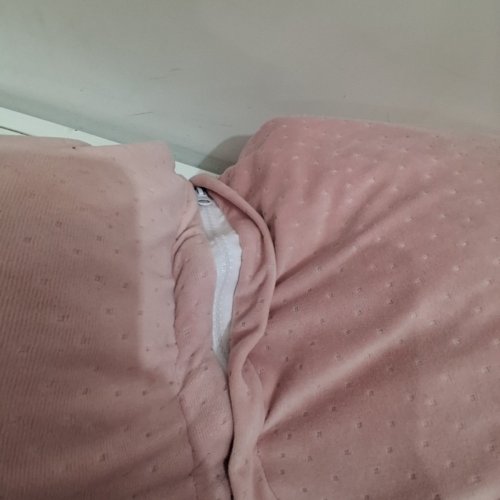 U-SHAPED PREGNANCY BODY PILLOW WITH DETACHABLE PIECES - 50" - PINK image 3