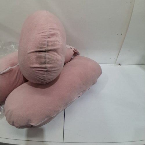 U-SHAPED PREGNANCY BODY PILLOW WITH DETACHABLE PIECES - 50" - PINK image 4