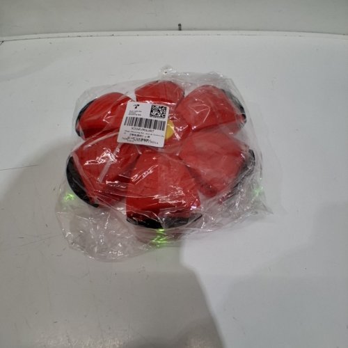 2-IN-1 FLYING LIGHT UP SAUCER BALL DOG TOY - RED image 2