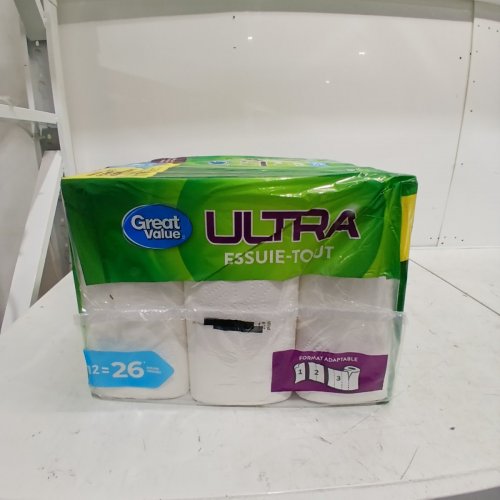 12PK GREAT VALUE ULTRA PAPER TOWELS - 1176 SHEETS - WHITE image 3