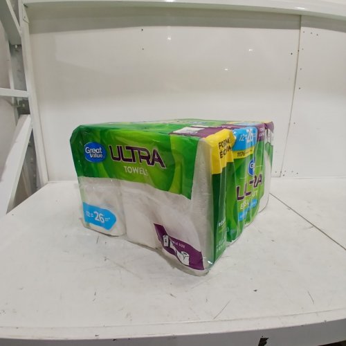 12PK GREAT VALUE ULTRA PAPER TOWELS - 1176 SHEETS - WHITE image 4