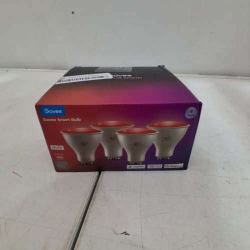 4PK GOVEE WI-FI & BLUETOOTH RGBWW GU10 BASE SMART BULBS- WORKS WITH ALEXA & GOOGLE HOME - 400LM (MODEL: H600D) image 6