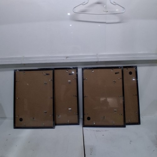 4PK AMERICANFLAT PLEXIGLASS PICTURE FRAMES, 14" X 20" - BLACK TRIM image 3