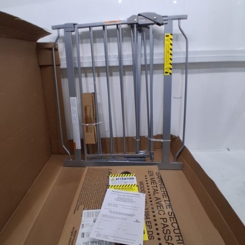 REGALO EASY STEP 49" EXTRA WIDE BABY GATE - 30"X49" - PLATINUM (MODEL: 1164 EP DS) image 2