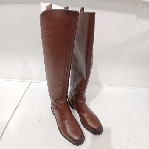 WOMEN'S FRANCO SARTO L-MEYER KNEE HIGH BOOTS - SIZE 7 MEDIUM CALF - LIGHT BROWN (STYLE: H4056L2204) image 2
