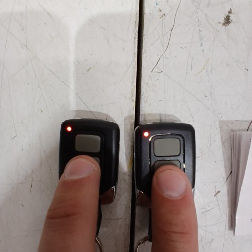 2PK NJCO GARAGE DOOR REMOTE CONTROLS - COMPATIBLE WITH LIFTMASTER CHAMBERLAIN CRAFTSMAN - 315MHZ - BLACK image 2