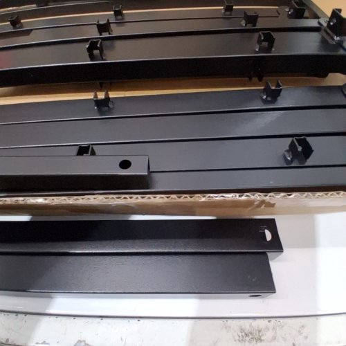 EAVESINCE METAL BED FRAME NO BOX SPRING NEEDED - QUEEN - BLACK (MODEL: EE18-4Q QUEEN) image 7