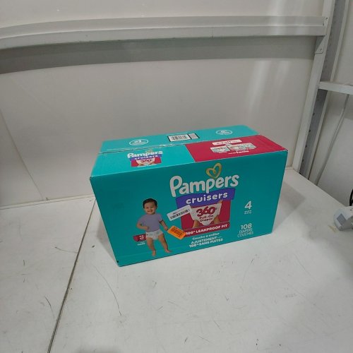 108PK PAMPERS CRUISERS DISPOSABLE BABY DIAPERS - SIZE 4 image 2