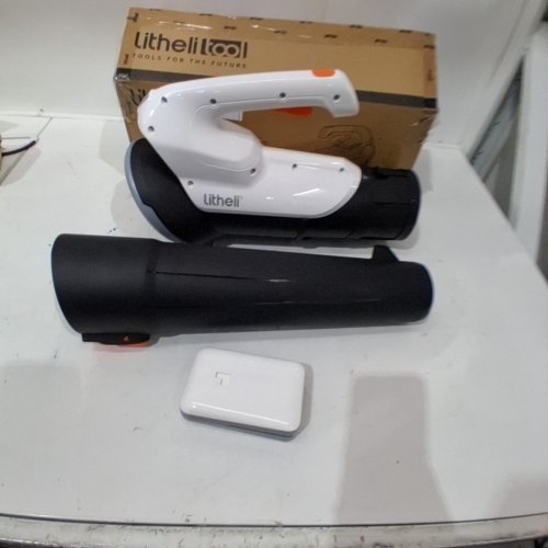 LITHELI LEAF BLOWER HANDHELD CORDLESS ELECTRIC BLOWER - 20V - WHITE (MODEL: EGT060071) image 3