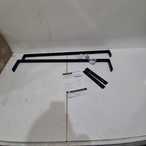 KOKOSIRI WALL MOUNTED DOUBLE TOWEL BAR FOR BATHROOM - 20" - BLACK (MODEL: B5008BK-L20) image 2