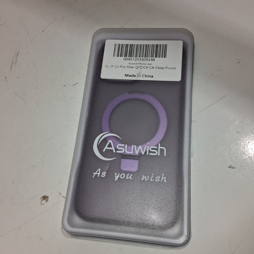 ASWISH IPHONE 12 PRO MAX PHONE CASE - DEEP PURPLE (STYLE: QPZJCX-CA) image 2