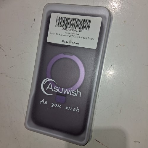 ASWISH IPHONE 12 PRO MAX PHONE CASE - DEEP PURPLE (STYLE: QPZJCX-CA) image 3
