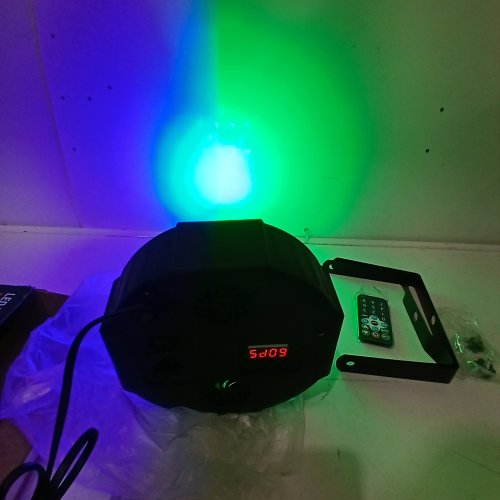 JAVIK SLIM LED STAGE LIGHTS PAR LIGHT WITH 36 LED LIGHTS & REMOTE CONTROL - 7" - BLACK (MODEL: LSPA36PC) image 2