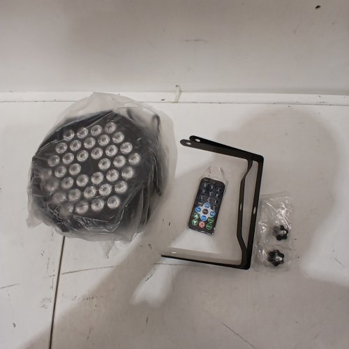 JAVIK SLIM LED STAGE LIGHTS PAR LIGHT WITH 36 LED LIGHTS & REMOTE CONTROL - 7" - BLACK (MODEL: LSPA36PC) image 3