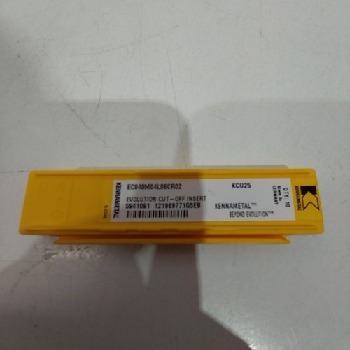 10PK KENNAMETAL EVOLUTION CUT-OFF INSERTS (MODEL: EC040M04L06CR02) image 2