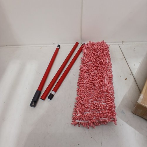 VILEDA PET PRO MICROFIBER HAIR & DUST FLAT MOP - RED (MODEL: 182339) image 2