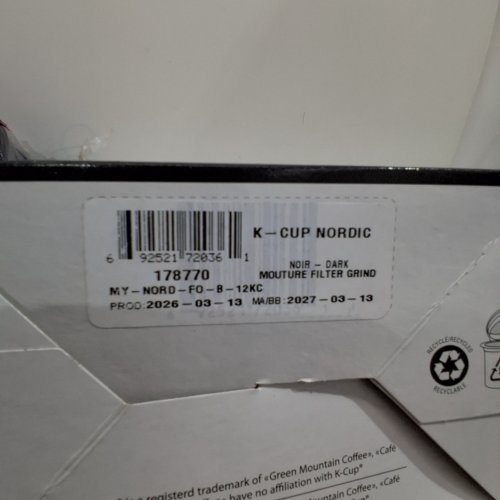 12PK NORDIC DARK ROAST COFFEE PODS (MODEL: 178770) image 2
