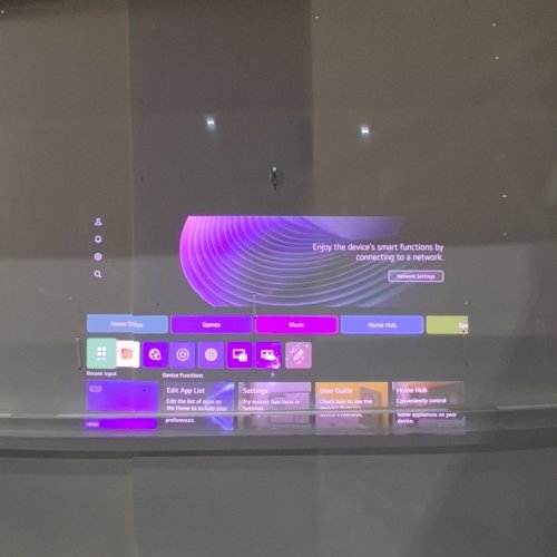 LG CINEBEAM Q - SMALL 4K UHD PROJECTOR | UP TO 120-INCH SCREEN SIZE WITH RGB LASER, BLUETOOTH AUDIO DUAL OUT, 3W SPEAKER, SMART WEBOS, AUTO SCREEN ADJUSTMENT (MODEL: PU600U) image 4