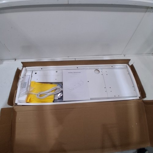 FLOATING TV CONSOLE WITH LED LIGHT STRIP - 55" - WHITE (MODEL: EL-555SCFTSLED180LW) image 3