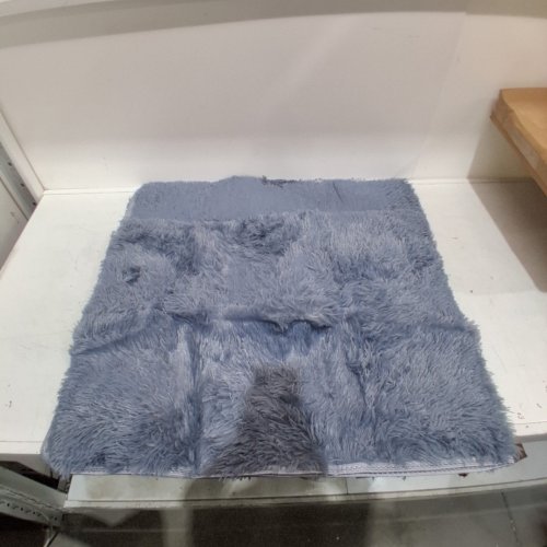 HOME ACCENT SHAGGY RUG - 4FT X 6FT - DUST BLUE image 2
