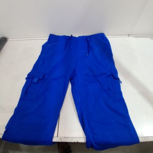 MEN'S CARGO SWEATPANTS - XXL - ROYAL BLUE image 2
