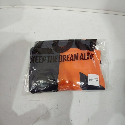 LUG KEEP THE DREAM ALIVE FLAG - 35" X 59.5" - BLACK ORANGE image 3