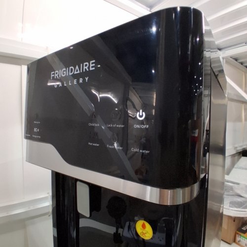FRIGIDAIRE 3-IN-1 BOTTOM LOAD HOT/COLD WATER COOLER BUILT-IN BULLET ICE MAKER - 50 GAL - BLACK (MODEL: EFWC534-BLACK) image 2