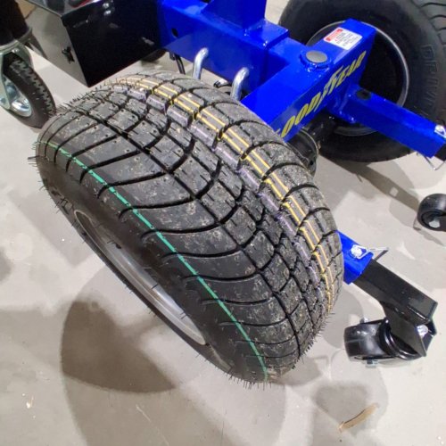 GOODYEAR ELECTRIC TRAILER DOLLY - 3600LBS MAX TRAILER WEIGHT, 600LB MAX TONGUE WEIGHT - DC 24V 800W 7AH W/HEAVY DUTY COMMERCIAL 2" BALL HITCH MOUNT - BLUE image 4