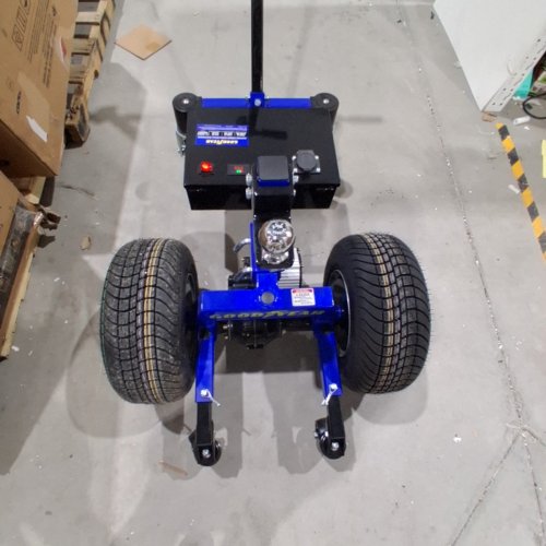 GOODYEAR ELECTRIC TRAILER DOLLY - 3600LBS MAX TRAILER WEIGHT, 600LB MAX TONGUE WEIGHT - DC 24V 800W 7AH W/HEAVY DUTY COMMERCIAL 2" BALL HITCH MOUNT - BLUE image 5