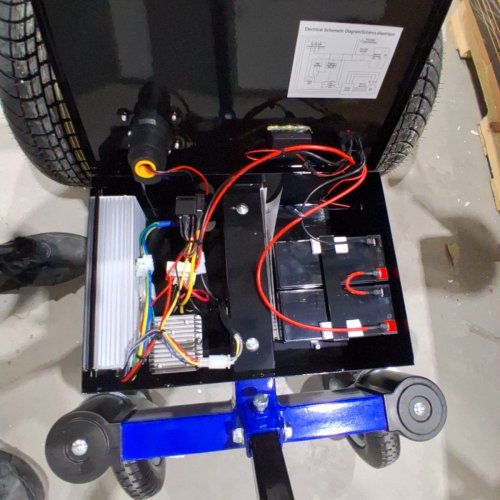 GOODYEAR ELECTRIC TRAILER DOLLY - 3600LBS MAX TRAILER WEIGHT, 600LB MAX TONGUE WEIGHT - DC 24V 800W 7AH W/HEAVY DUTY COMMERCIAL 2" BALL HITCH MOUNT - BLUE image 6