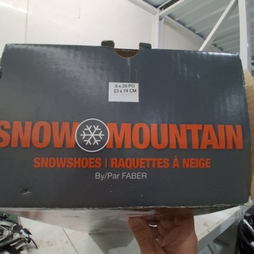 SNOW MOUNTAIN BY FABER SNOWSHOES - 9" X 29" - GREEN/GREY - (MODEL: 307908) image 2