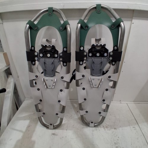 SNOW MOUNTAIN BY FABER SNOWSHOES - 9" X 29" - GREEN/GREY - (MODEL: 307908) image 4