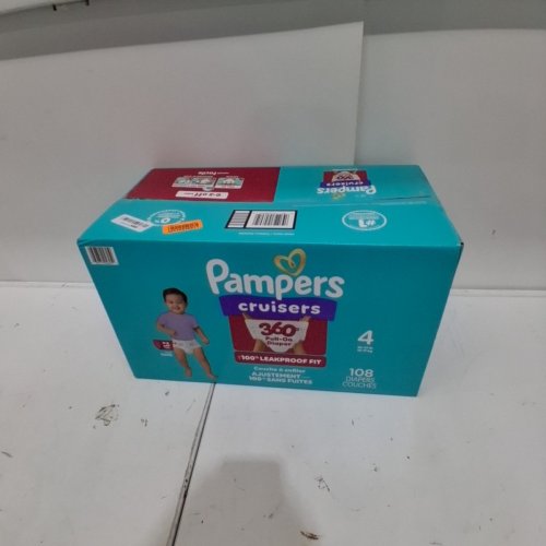 108PK PAMPERS CRUISERS 360 BABY DIAPERS - SIZE 4 image 2