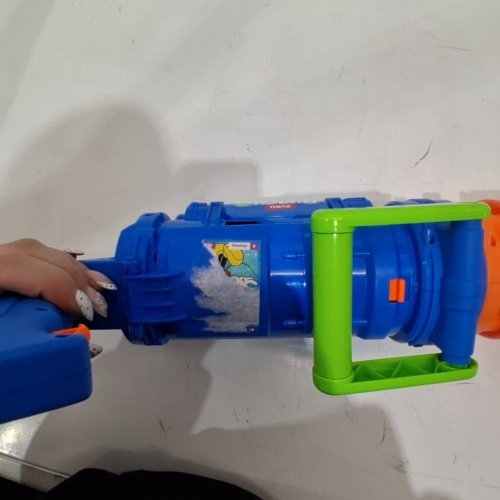 ZURU BUNCH O BUBBLES MOTORIZED BUBBLE BLASTER - 30,000 BUBBLES/MINUTE - BLUE/ORANGE (MODEL : 1851658) image 3