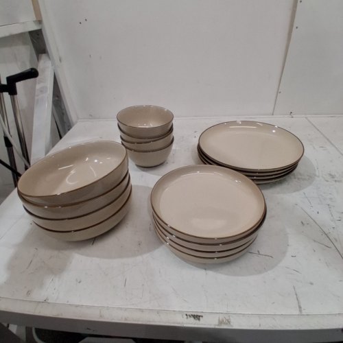 16PC OVER&BACK CERAMIC DINNERWARE SET - BEIGE (MODEL: 1759360) image 3