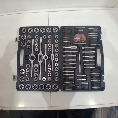 116PC  TAP AND DIE SET, INCLUDES METRIC AND SAE SIZE (MODEL: SZHMJZSZBY116ORORV0) image 2