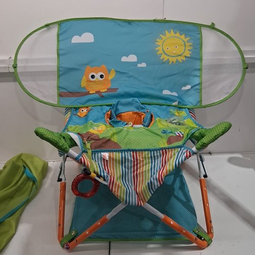BRIGHT STARTS BY INGENUITY INFANT SUMMER POP N JUMP WITH CANOPY - 6 - 12 MONTHS - MULTICOLOR (MODEL: 17247-ES) image 2