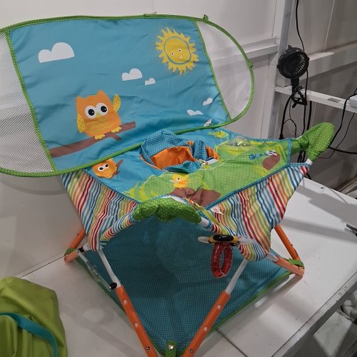 BRIGHT STARTS BY INGENUITY INFANT SUMMER POP N JUMP WITH CANOPY - 6 - 12 MONTHS - MULTICOLOR (MODEL: 17247-ES) image 4