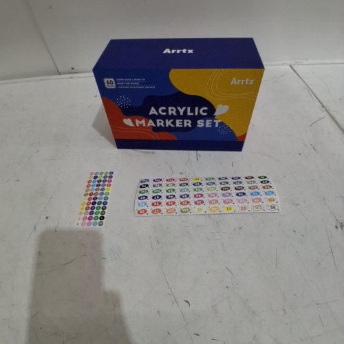 60PC - ARRTX 60A COLORS ACRYLIC BRUSH TIP PAINT MARKERS image 2