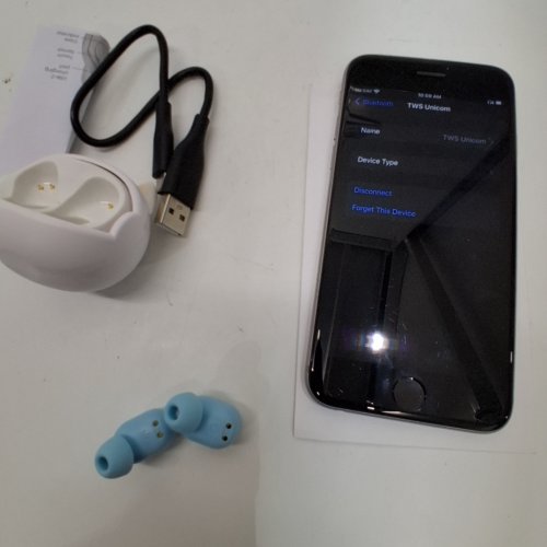 GEMS BLUETOOTH TRUE WIRELESS EARBUDS WITH SPINNING FACE CASE - UNICORN image 2